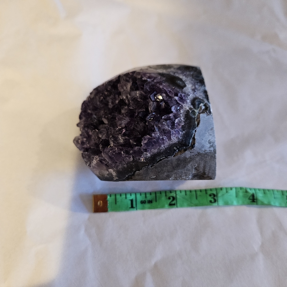 Amethyst Crystal Geode Home Accent - Picture 10 of 12